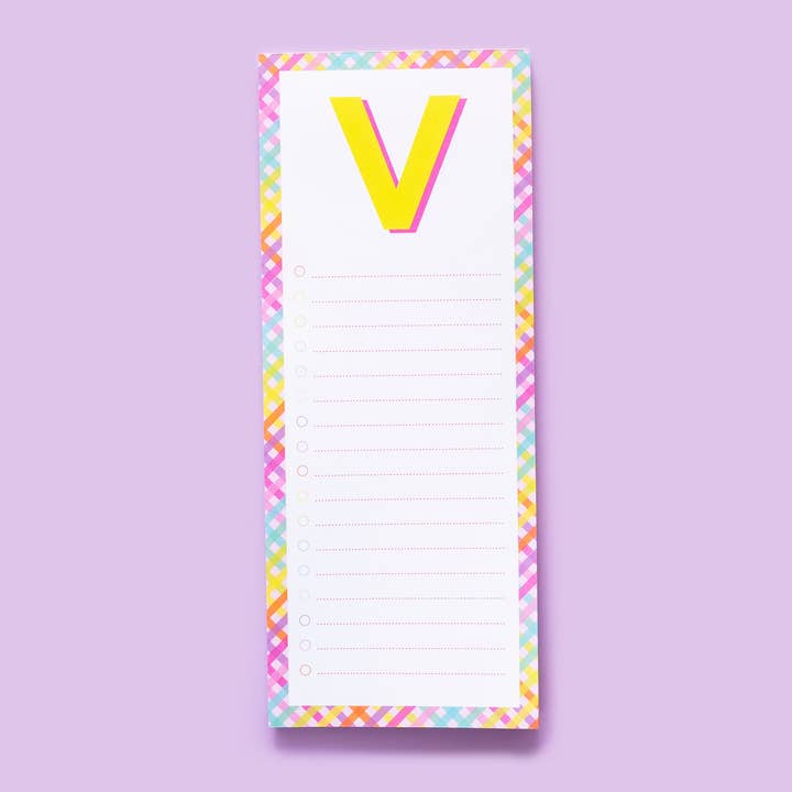 Taylor Elliott Designs - Vente Blocs-notes - Blocs de lettres A-Z - Chaque - Min. 4 (LP-A-Z)21
