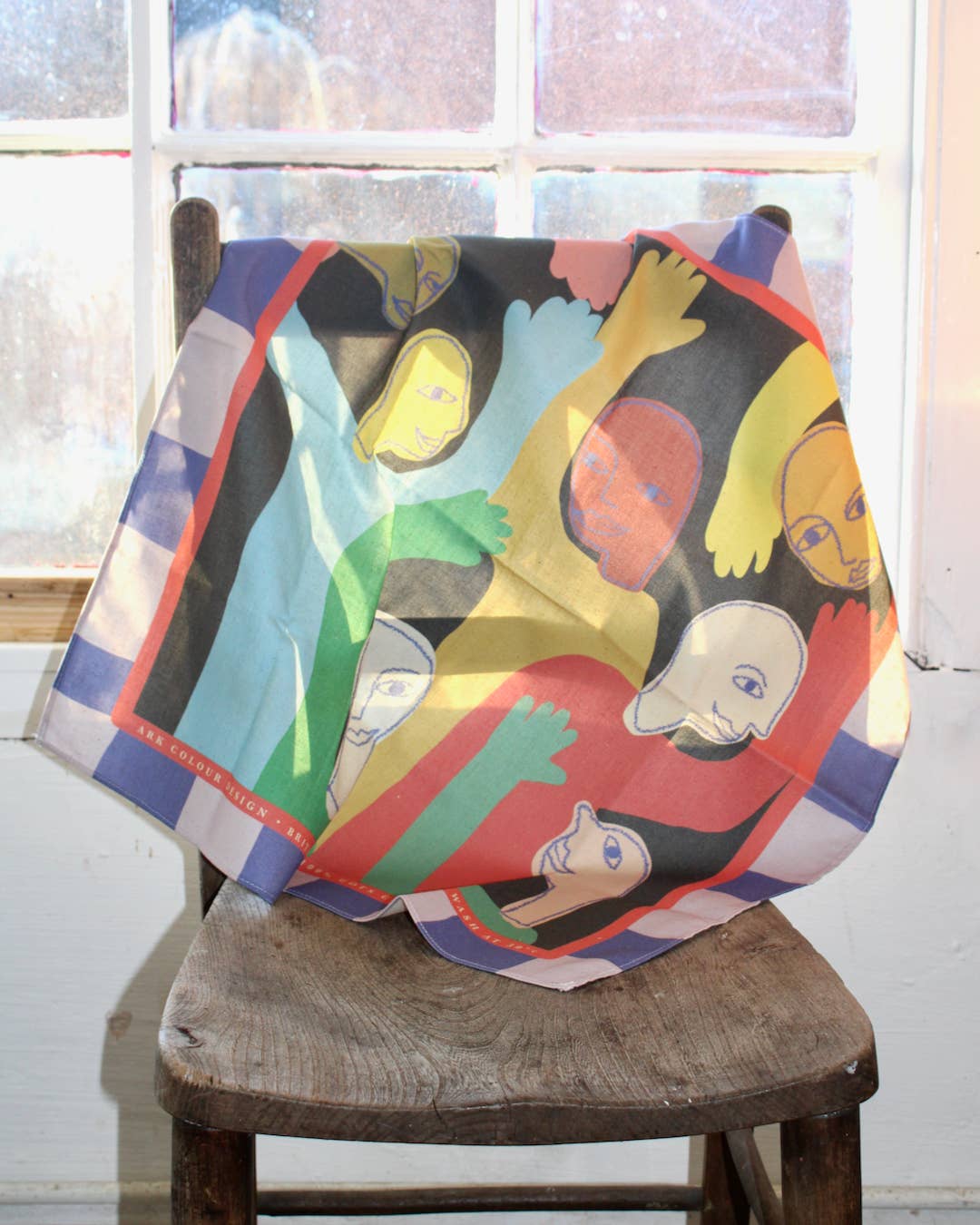 Ark Colour Design - Wholesale Bandana - Unisex - Big Waves, Happy Faces Bandana