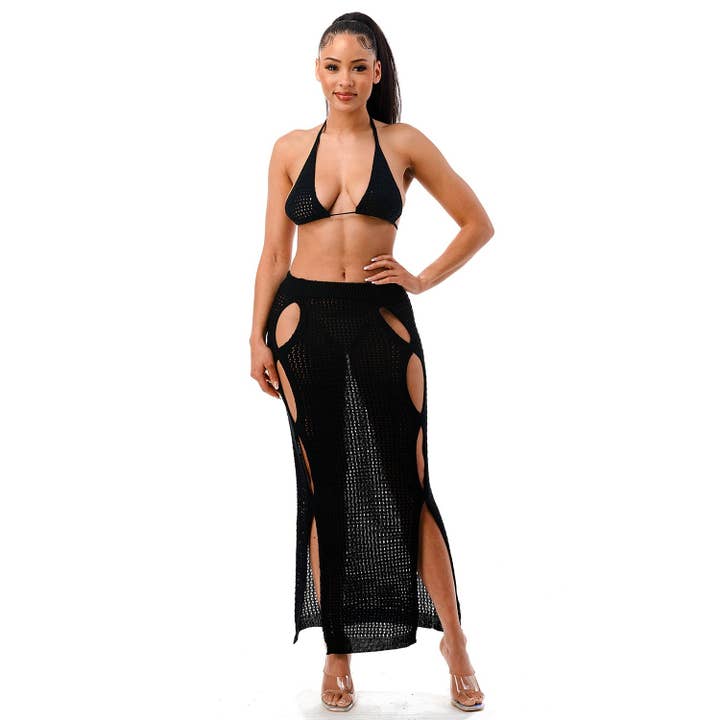 Set con gonna coprente per la vendita all'ingrosso da parte di omgstyles