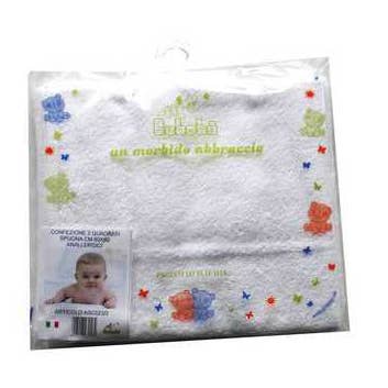 Pack of 2 HYPOALLERGENIC squares cm.60x60 in white sponge for wholesale by Almatex srl