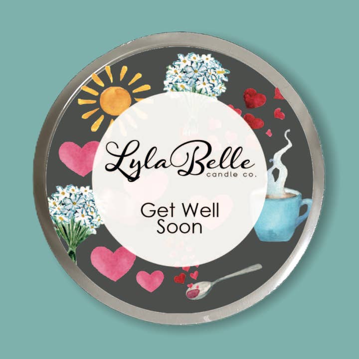 Get Well Soon Wax Melt Pot for wholesale by Lyla Belle Candle Co.