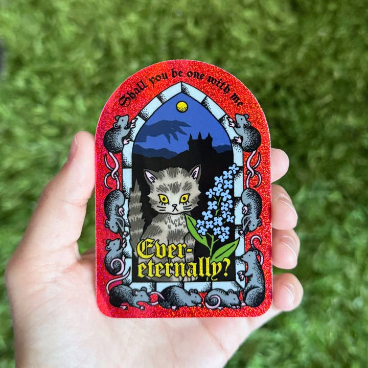 EVER-ETERNALLY STICKER for wholesale by Ren-O-Graphics