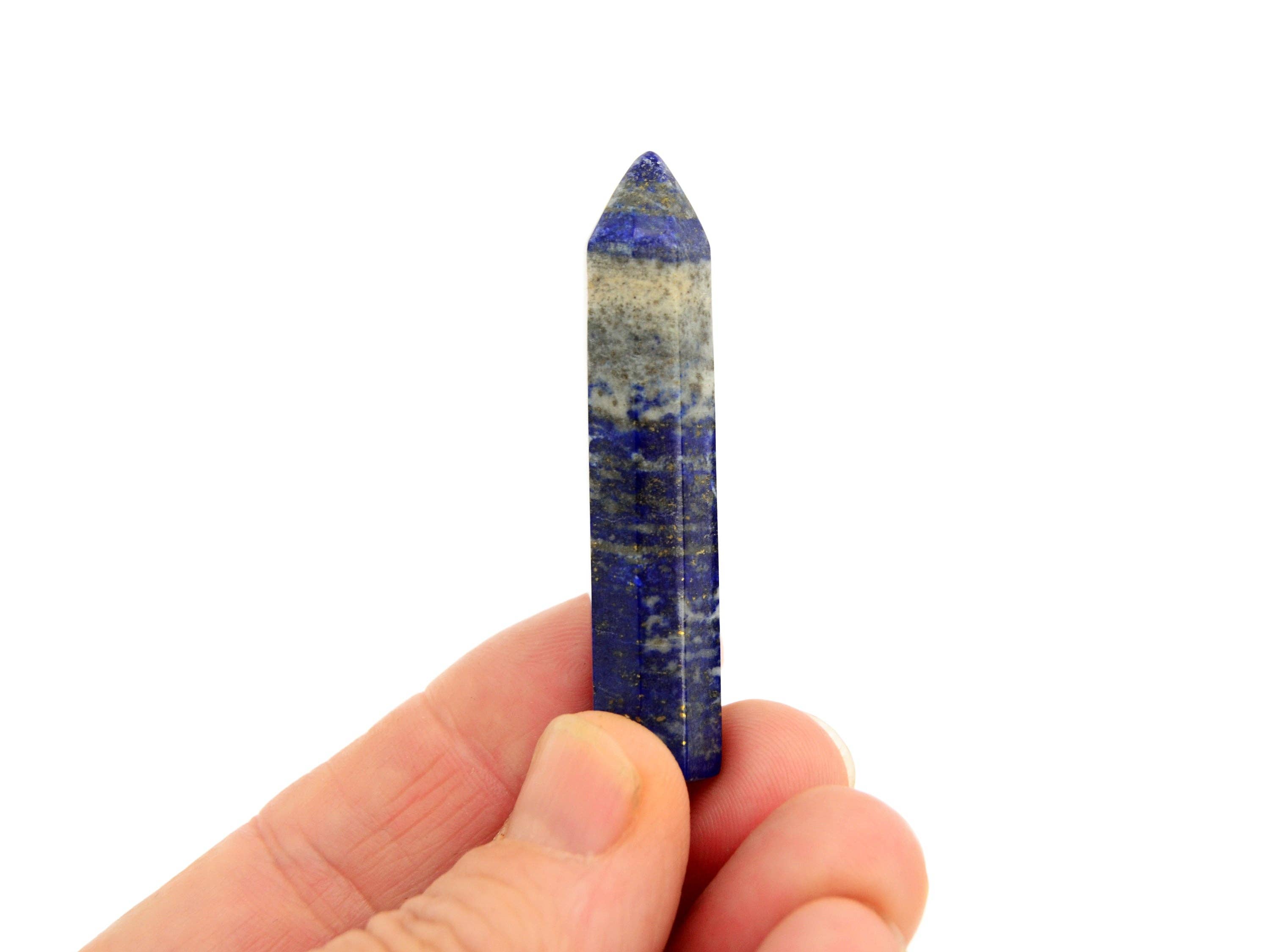 Kaia & Crystals - Wholesale Spiritual Stone/Crystal - Lapis Lazuli Point Crystal (50mm - 55mm)5