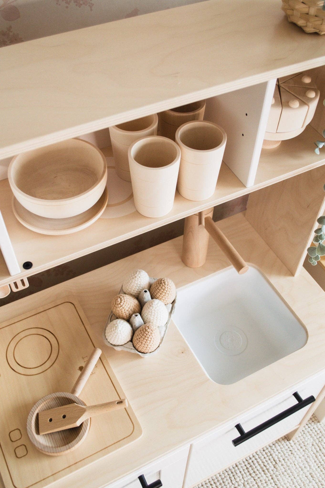 Petit Abode - Wholesale Wood Toy - Kids - The Wooden Dining Set (plate and bowl)10