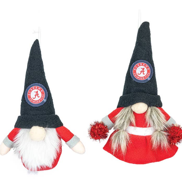 Alabama Christmas Crimson Tide Gnome
Ornament 2 Asst. for wholesale by Hanna's Handiworks