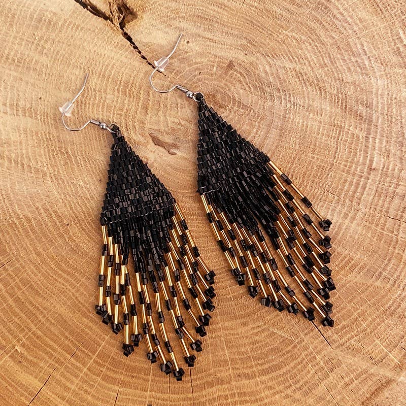 MAISON HALLEUX SRL - Wholesale Dangle Earrings - Miyuki Diamond Drop Earrings1