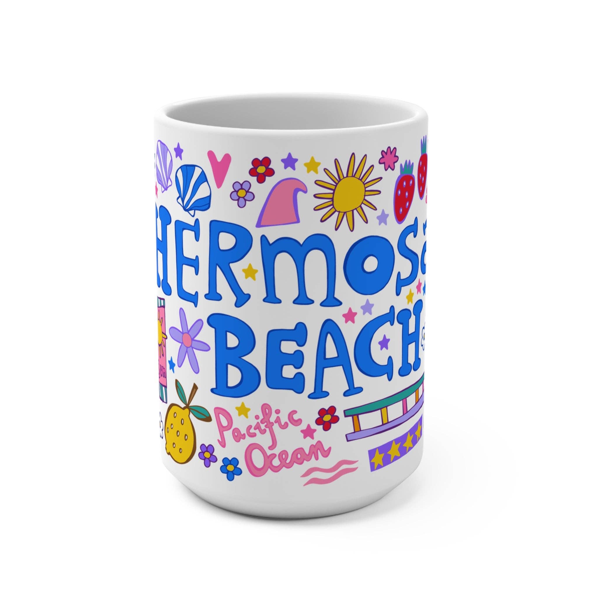 LOLALA - Wholesale Coffee Mug - Hermosa Beach - *BIG* Coffee Mug (15oz)