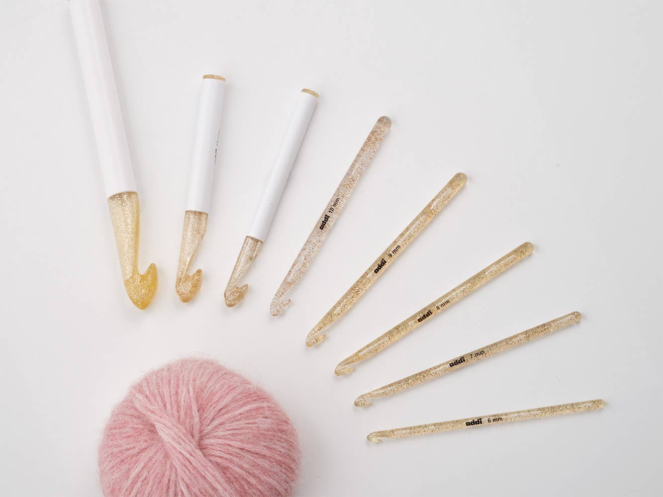 Rooster Yarns – wholesale Knitting/Crochet Supplies – AddiChampagner Crochet Hook (445-7)3