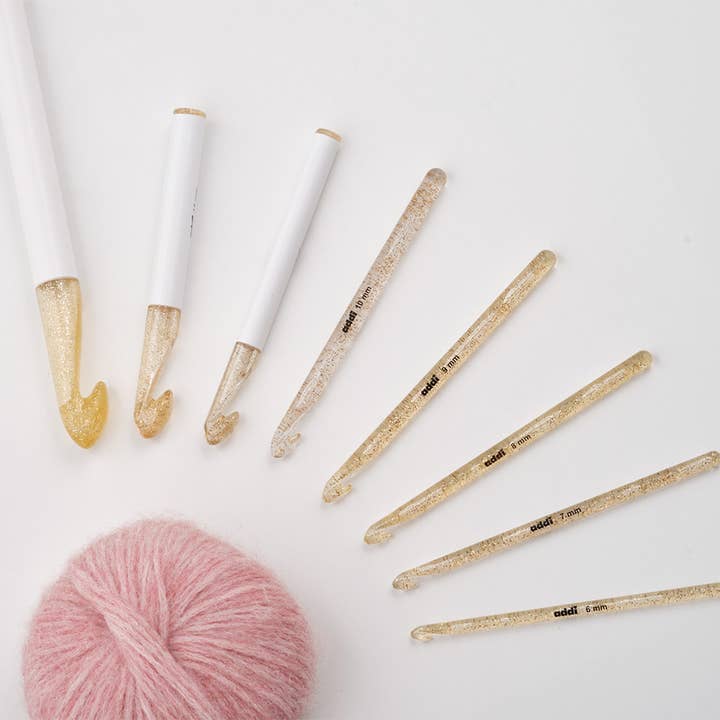 Rooster Yarns – wholesale Knitting/Crochet Supplies – AddiChampagner Crochet Hook (445-7)3