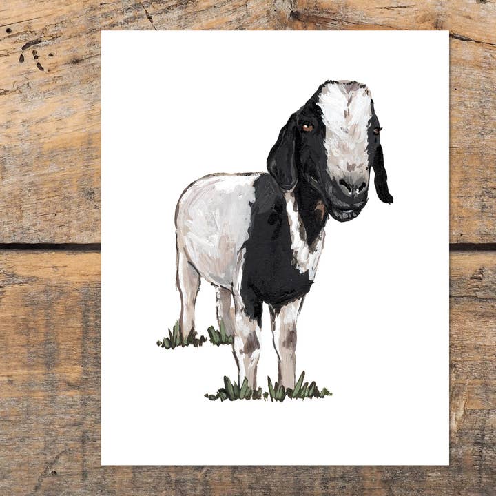 Impresión artística de cabra para venta al por mayor de The Cranberry Finch