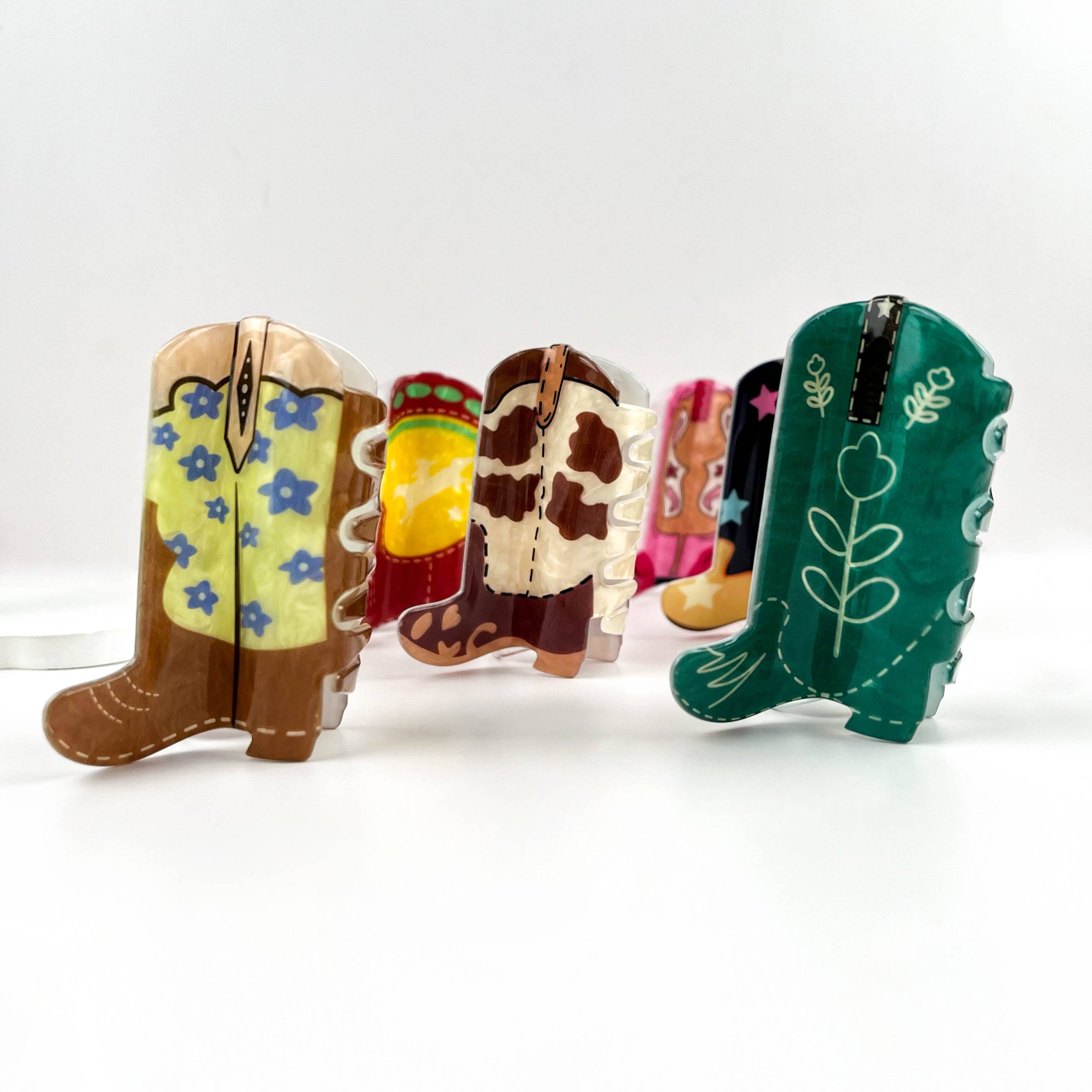 mildstyles - Wholesale Hair Clip - Women's - Cowboy Boots Acrylic Hair Claw Clip8