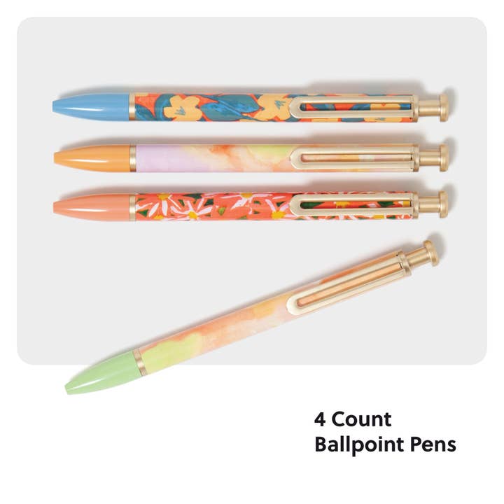 U Brands - Wholesale Pen - U Brands Artist Touch The Monterey Ballpoint Pens, 6 CT Assorted Colors