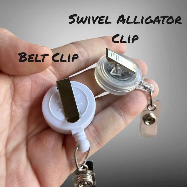 Fuzzy Edges Crafts LLC - Wholesale Badge Accessory - Unisex - Drop the Beat - Nursing Cardiac - Â Badge Reel Holder