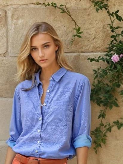 Camisa Bom Namorado - Bluebird por atacado de and for Good