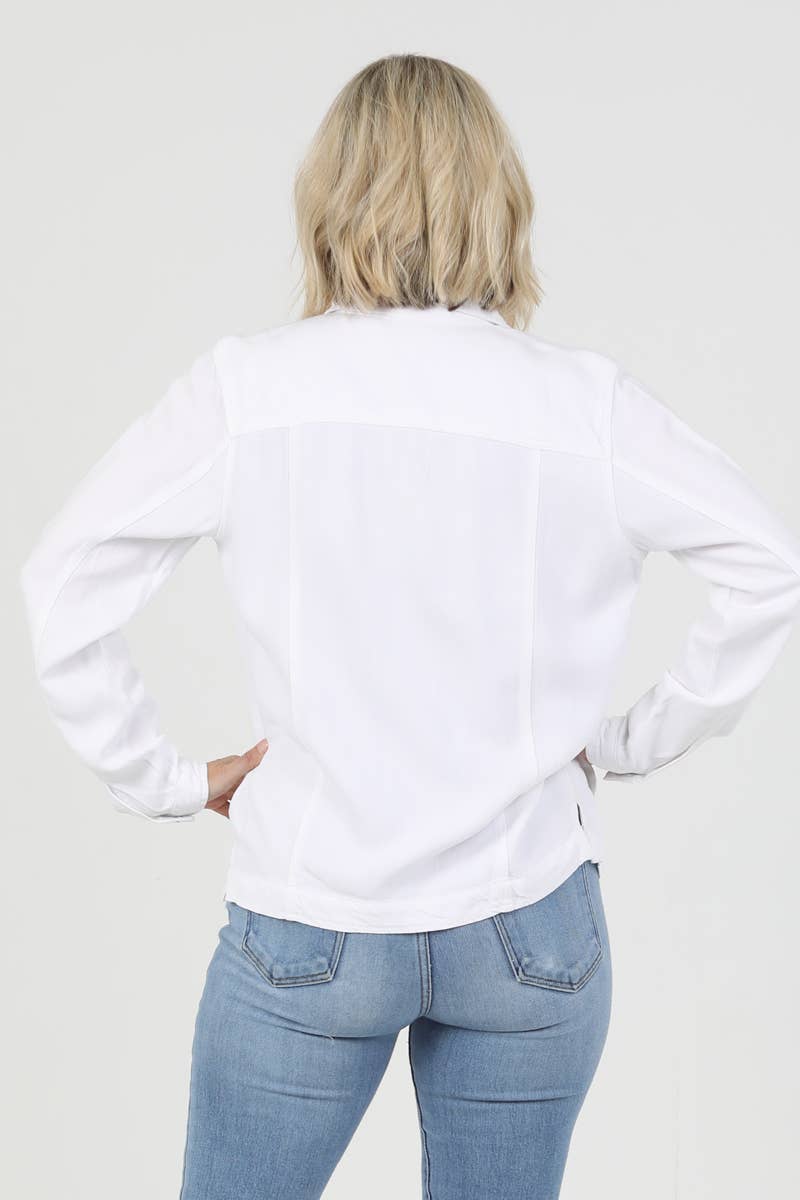 Nostalgia - Wholesale Denim Jacket - Women's - NJ919-ASIS TENCEL DENIM JACKET16