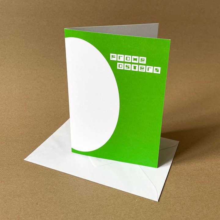 10 cartes de Pâques vertes avec enveloppes : Joyeuses Pâques, pour la vente par Kettcards