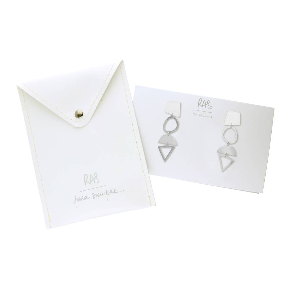 RAS - Wholesale Dangle Earrings - Bau Silver Plated Earrings1