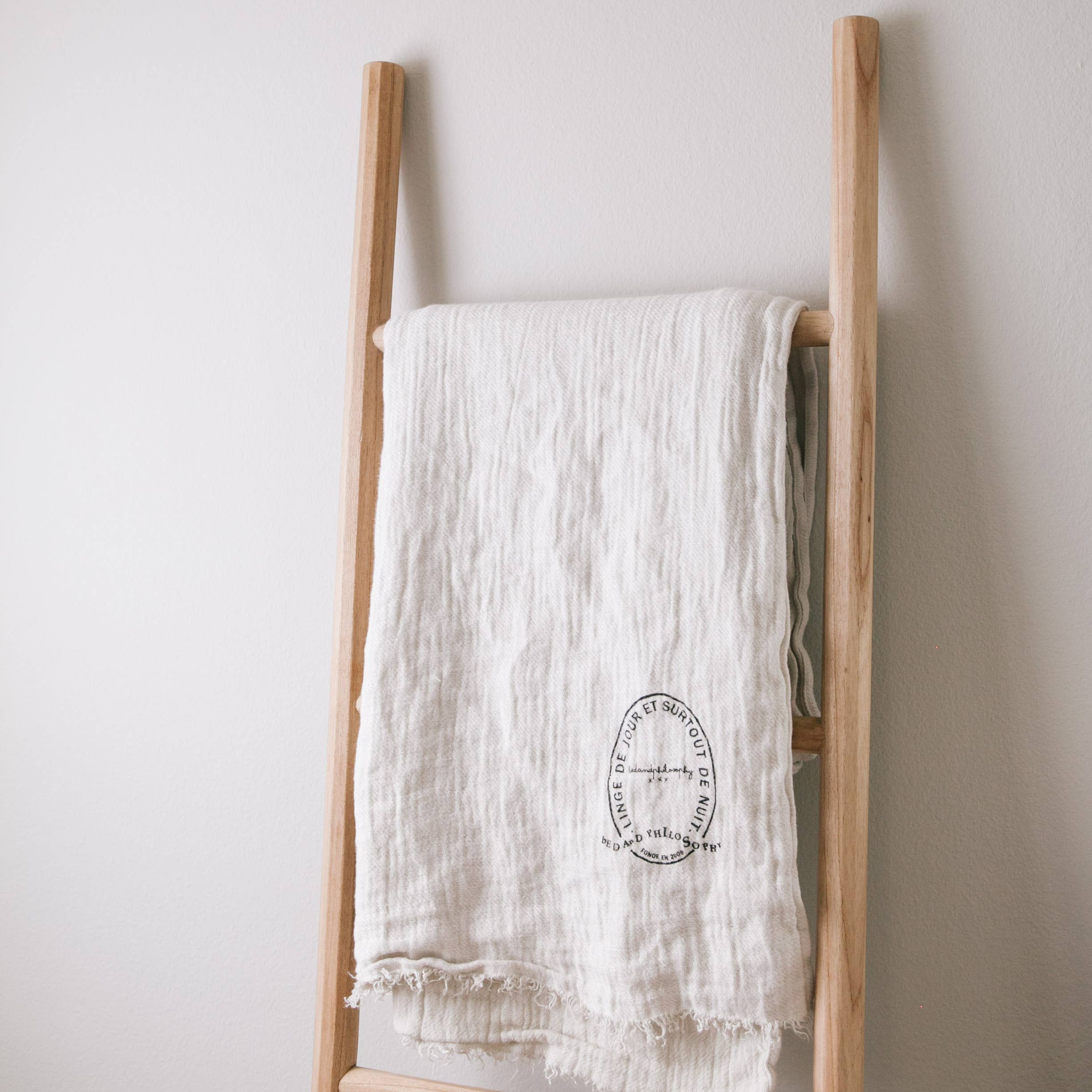 Sandstone & Sage - Wholesale Free Standing Shelf - Handmade Wooden Blanket Ladder1