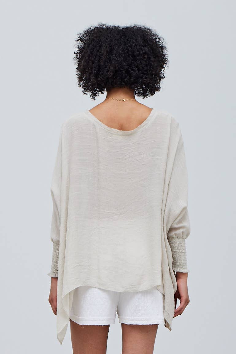 Grade & Gather - Vente Chemisier – femme - 40250PP - BLOUSE À MANCHES SMOCKÉES26