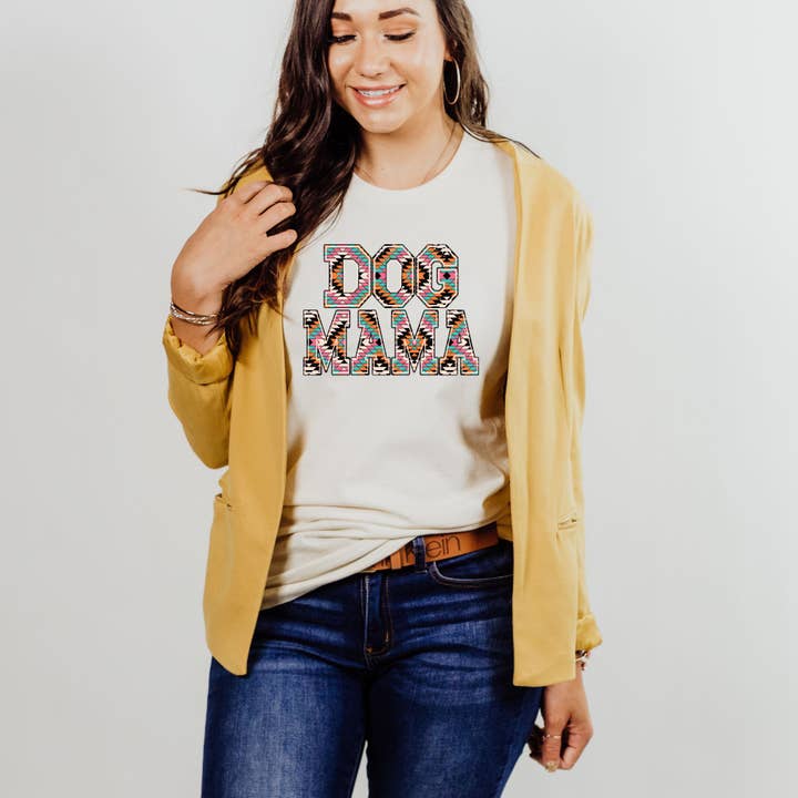 Camiseta Dog Mom con estampado Dog Lover 1121 para venta al por mayor de 208T2.0