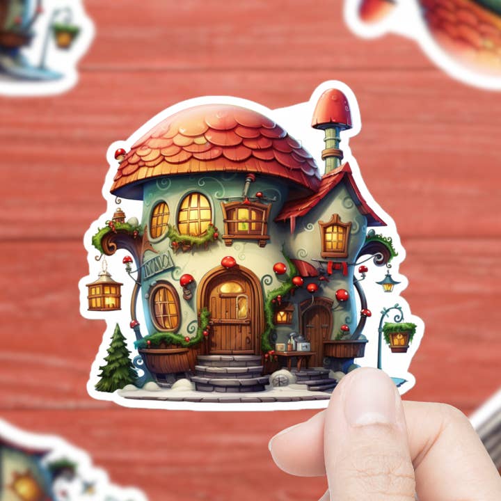 Wunderlicher Ferienhaus-Aufkleber für den Großhandel von Mystical Clarity