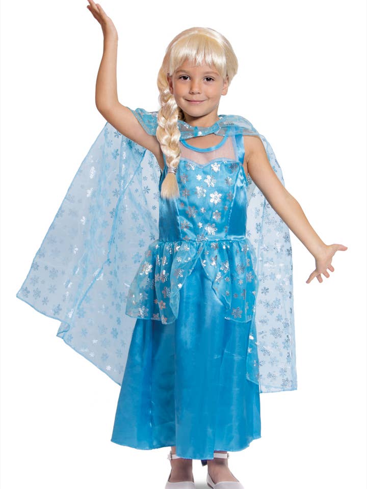 Blue Ice Princess Dress - Children's size S for wholesale on Faire
