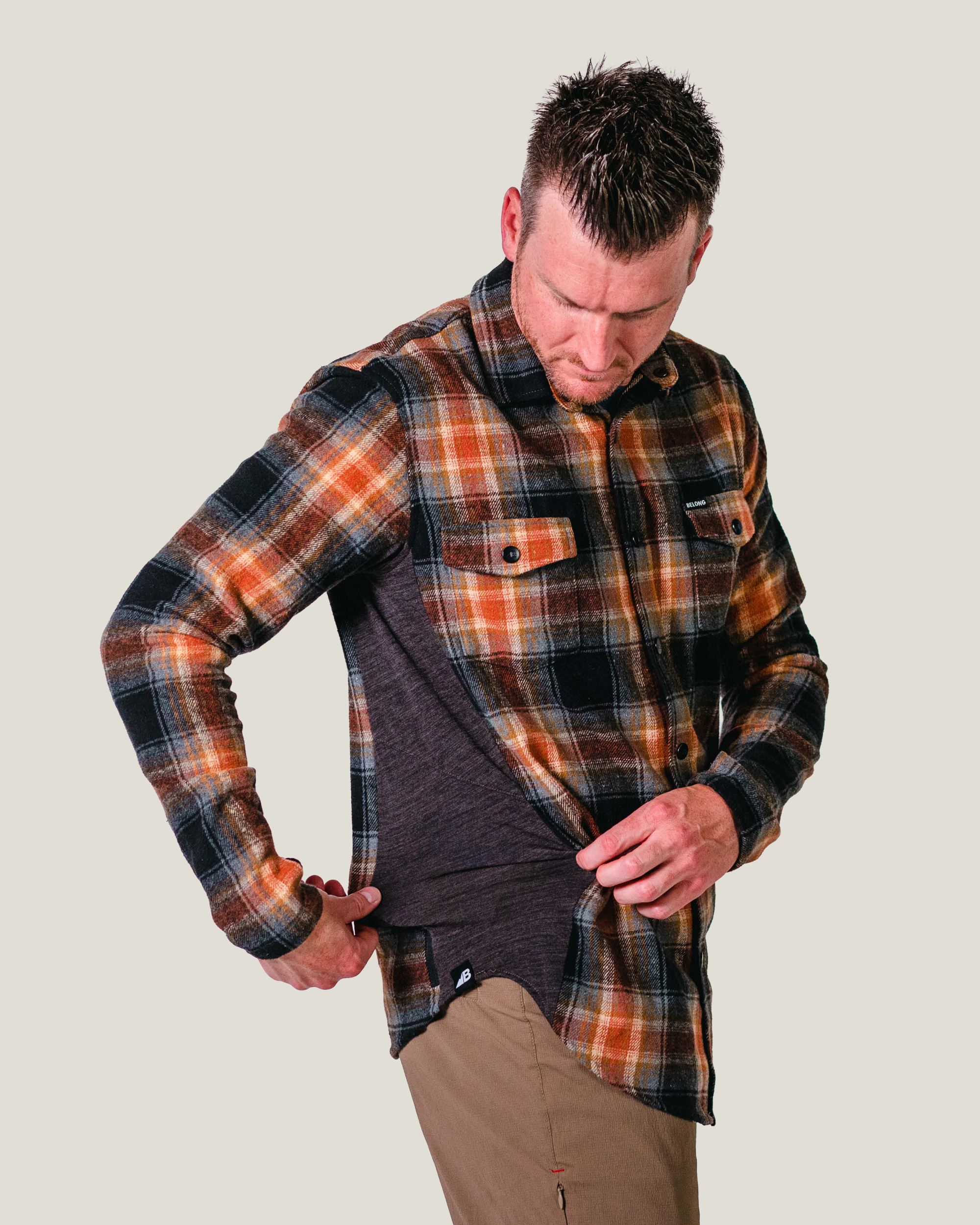 Belong Designs - Wholesale Button Down Shirt - Men's - Men's Deadline Tek Flannel (Restock Coming soon, 12/10)4