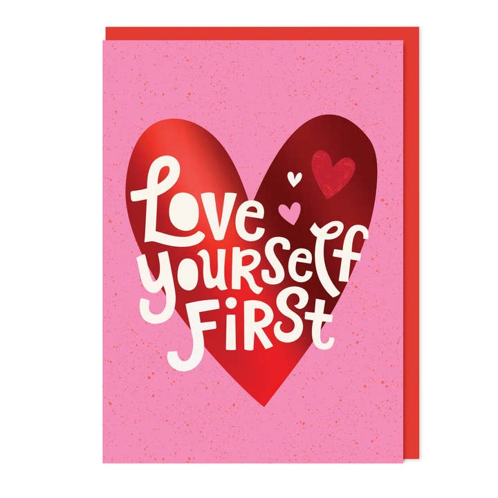 Älska dig själv först-kort för wholesale av Dotty Black