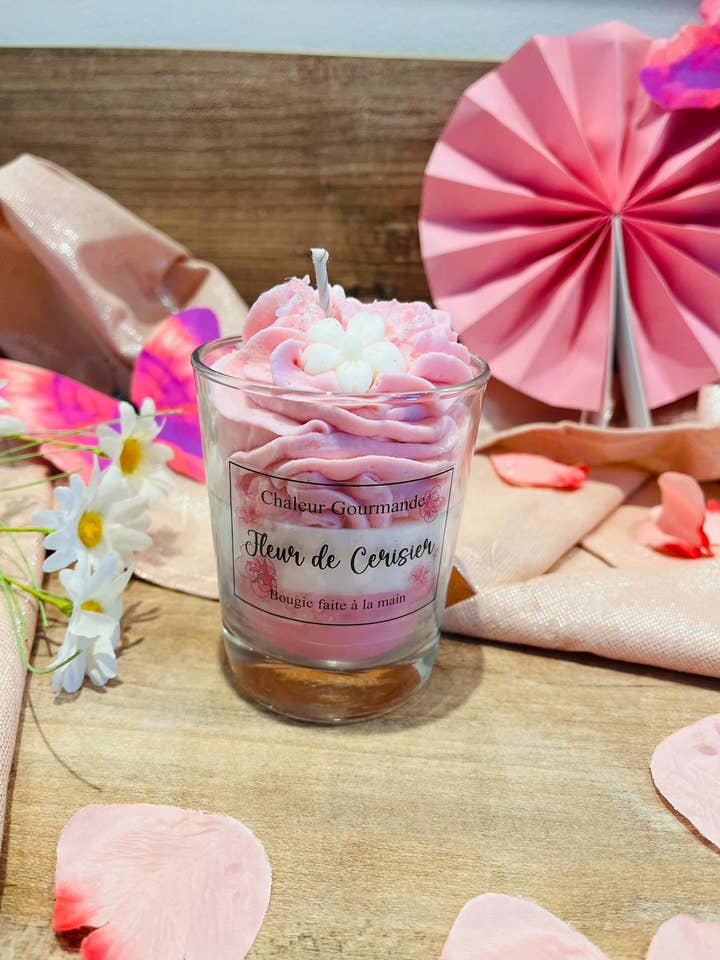 Cherry Blossom Candle for wholesale by Chaleur Gourmande