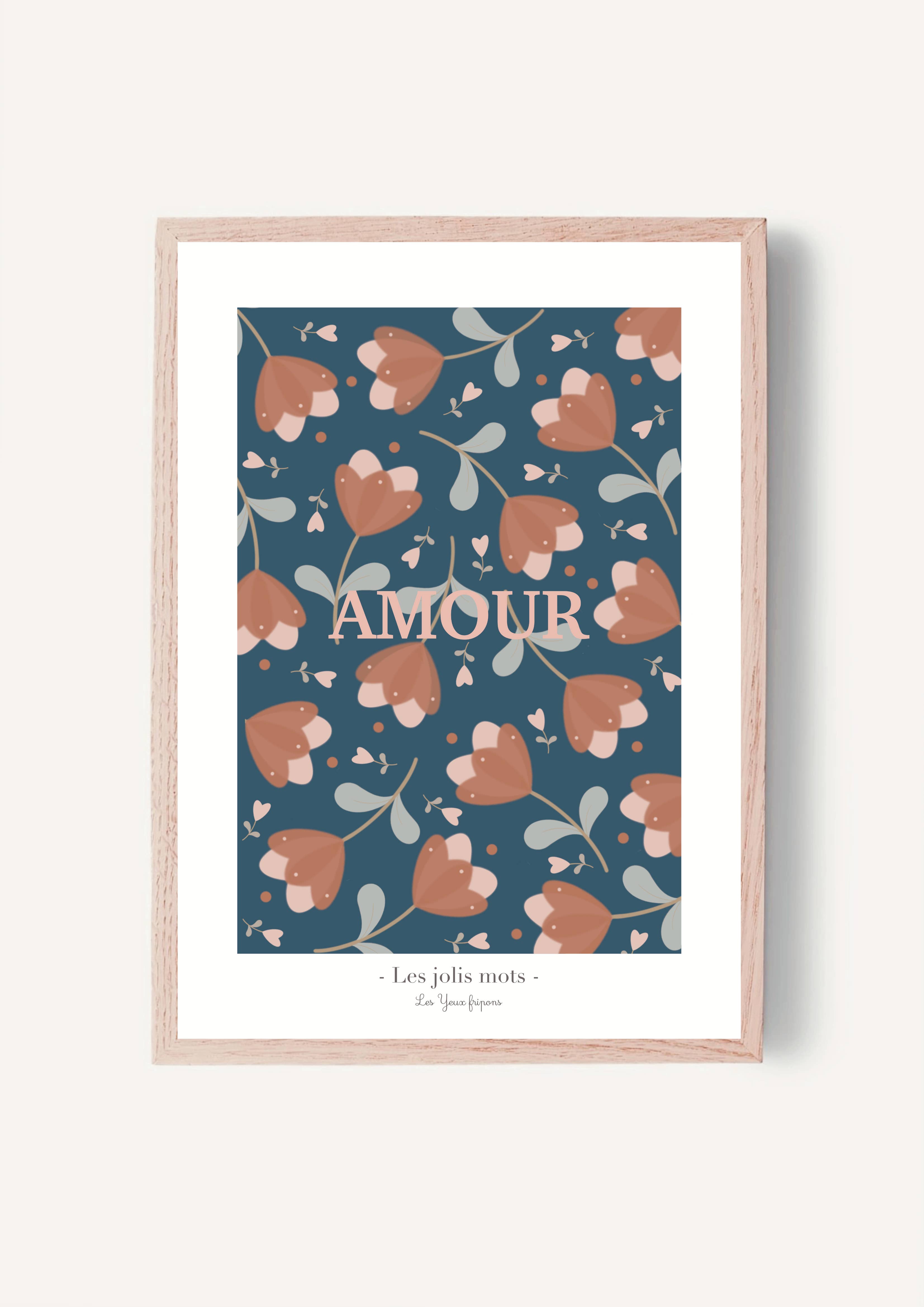Les Yeux fripons - Wholesale Poster - A4/A3 Poster - Love - The Pretty Words