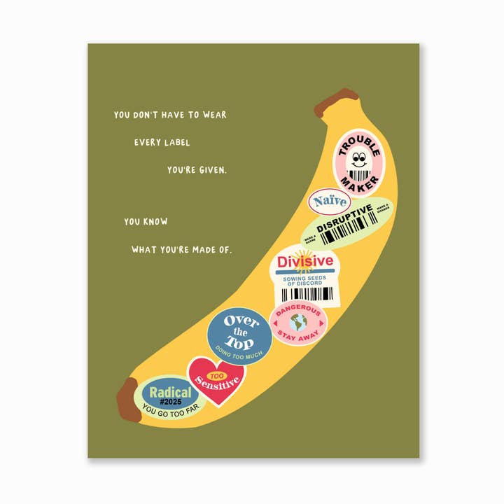 Impression d'art d'étiquettes pour la vente par Oh Happy Dani