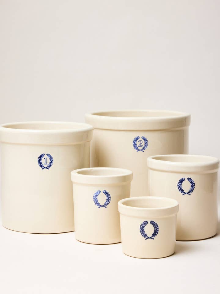 Laurel Crocks for wholesale by Farmhouse Pottery