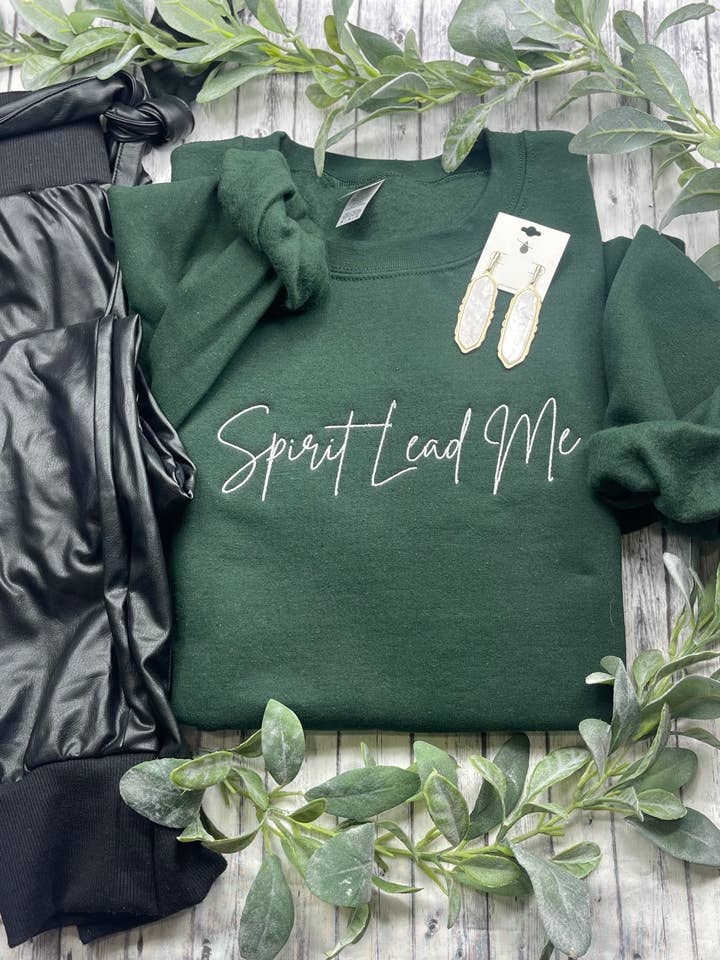 Spirit Lead Me (Embroidery Sweatshirt) for wholesale by 1/2 Penny Wholesale