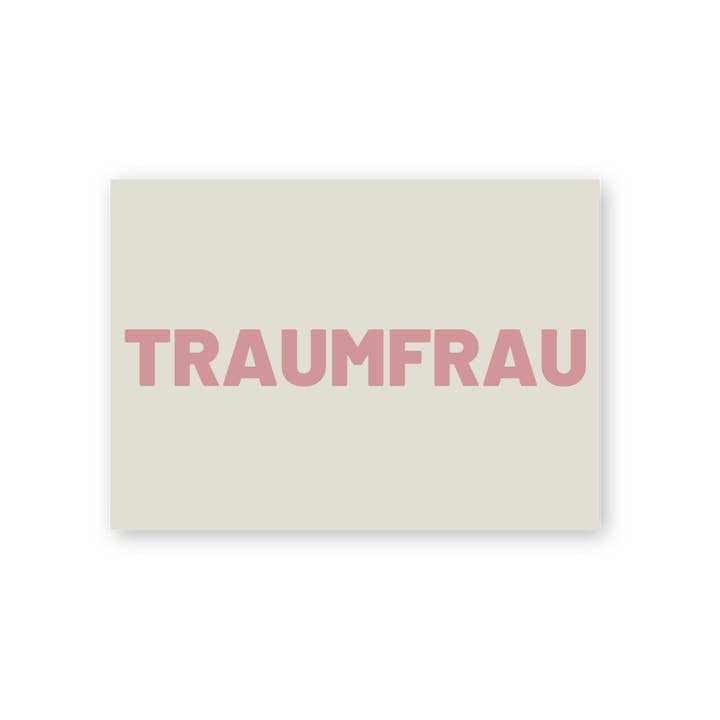 HERR&FRAUHEMPEL - Venta al por mayor Tarjeta postal - Tarjeta postal - MUJER SOÑADA2