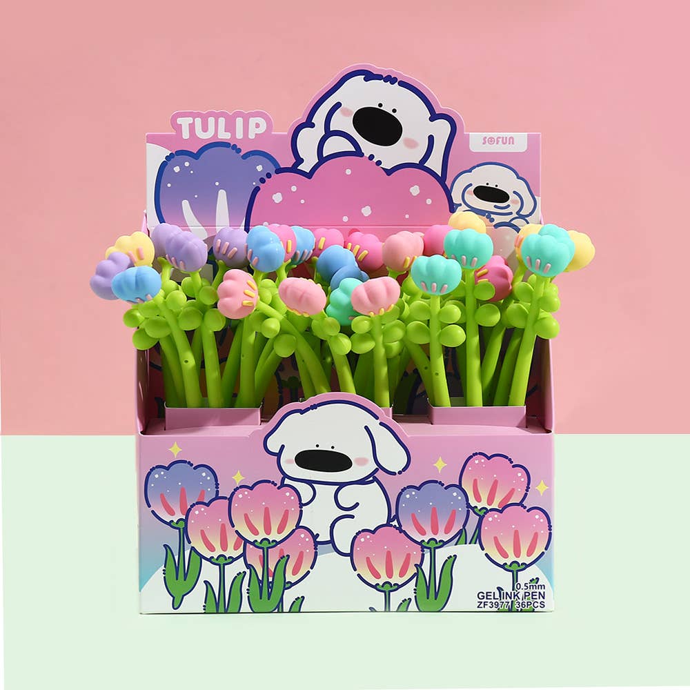 BCmini - Wholesale Pen - 22678 TULIP WIGGLE GEL PEN-36