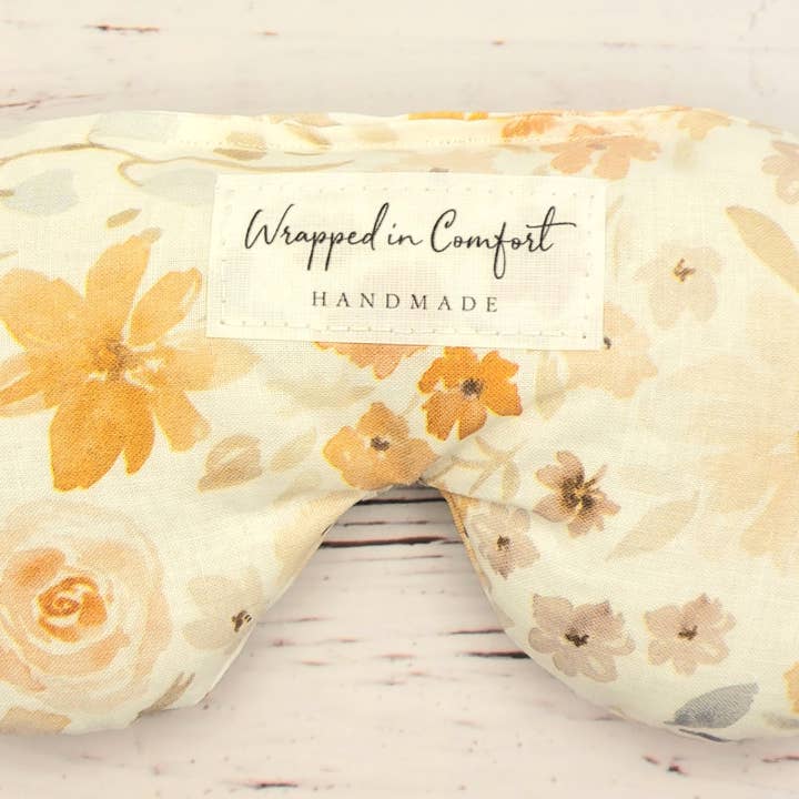 Cuscino occhi cotone biologico per la vendita all'ingrosso da parte di Wrapped In Comfort