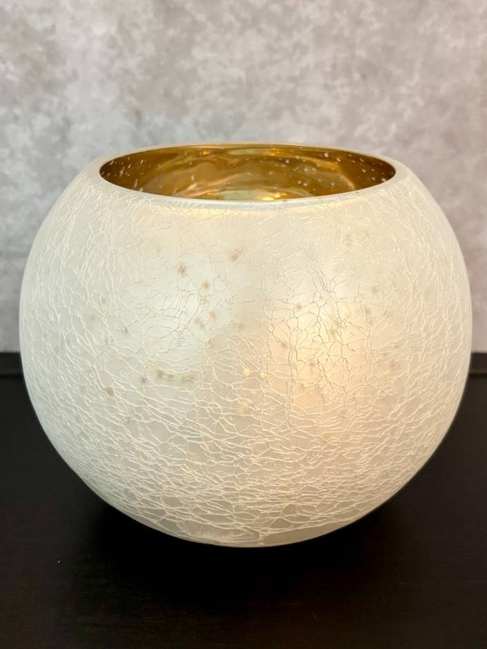 8"DX6.5" H COPPER FROST BOWL for wholesale by The Light Garden Collection