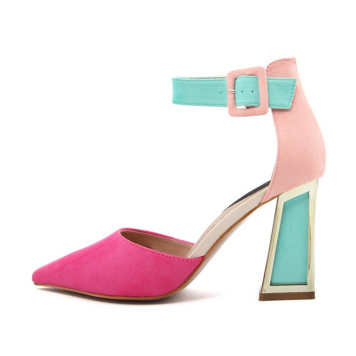 Women's Pumps color Fuchsia - FAG_OY40018_FUXIA for wholesale by fashion attitude