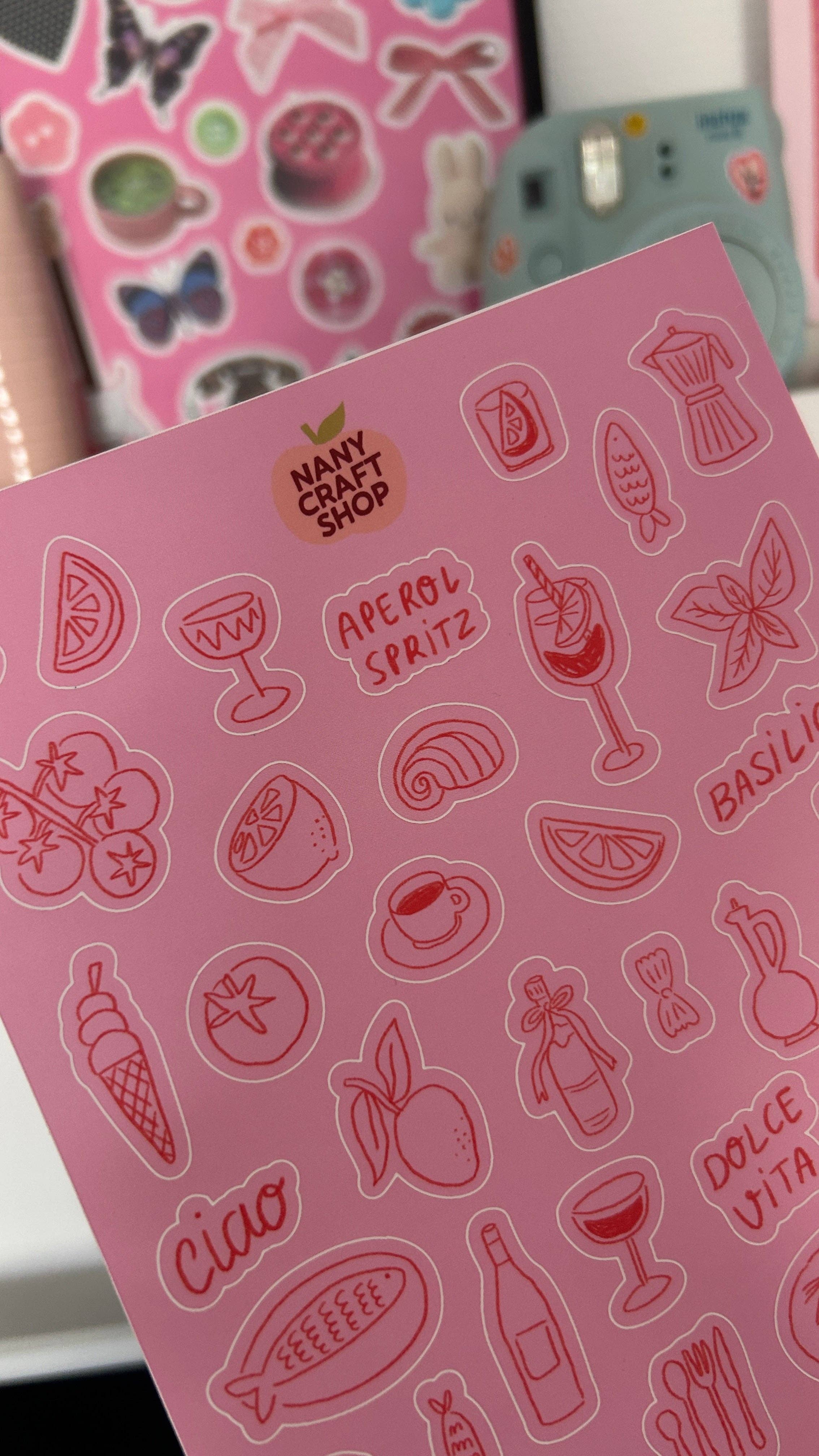 Nany Craft Shop - Venta al por mayor Pegatina - Hoja de pegatinas JUNIO A54