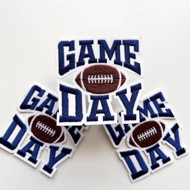 GAME DAY Patch- Navy for wholesale by Modern Kane