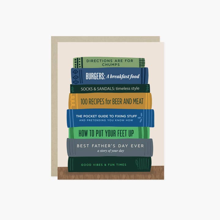 Dad Books Father's Day Card and other Purchase Wholesale fathers day socks. Free Returns & Net 60 Terms on Faire trending on Faire.