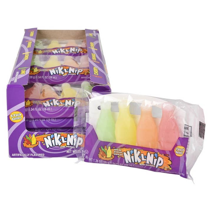 La Luna Bella - Toys - Wholesale Classic Toy - Kids - CHARMS NIK-L-NIP WAX BOTTLE CANDY - LLB Candy