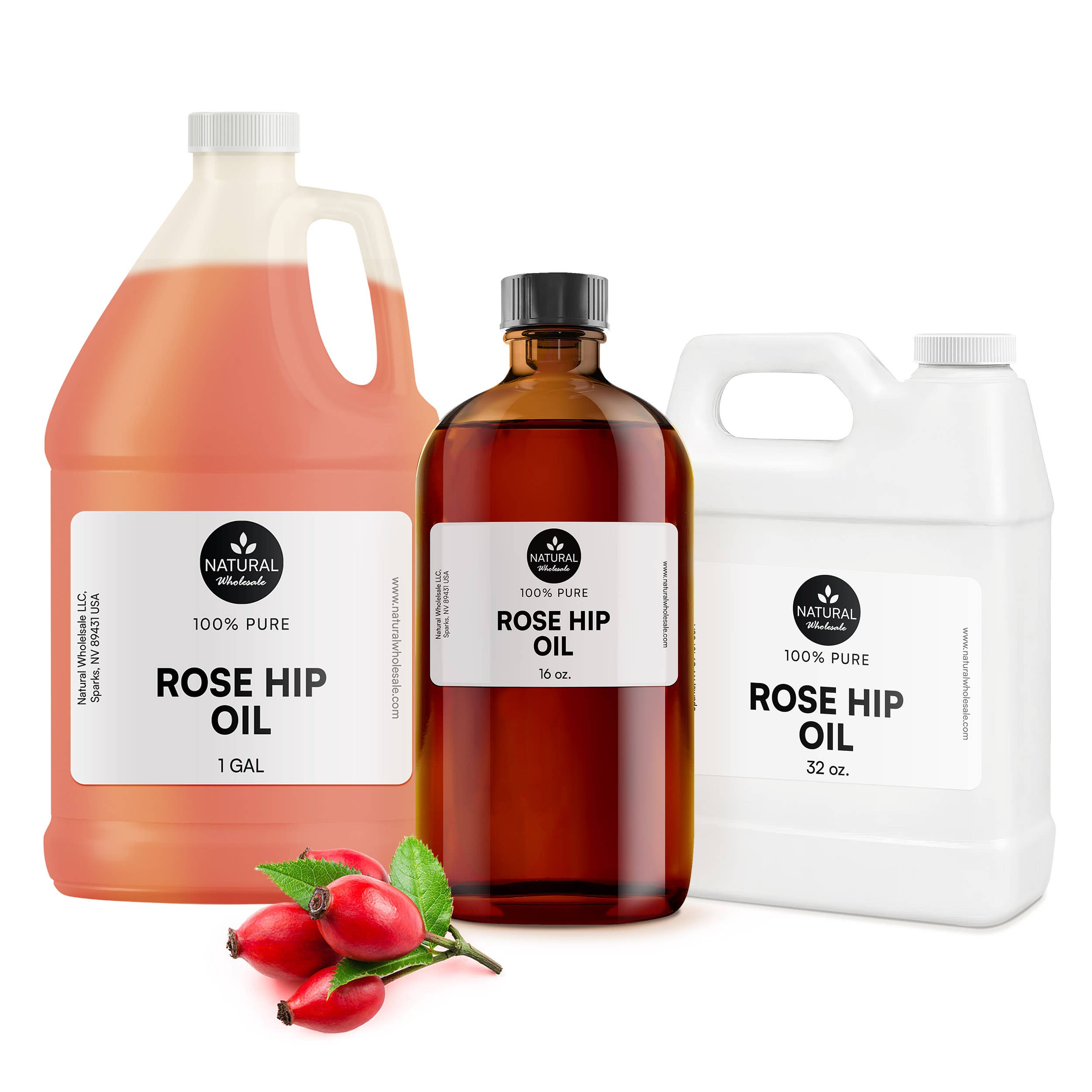 Natural Wholesale - Vente Huile pour le bain/corps - Huile d'églantier, 100 % pure, pressée à froid et végétalienne 2