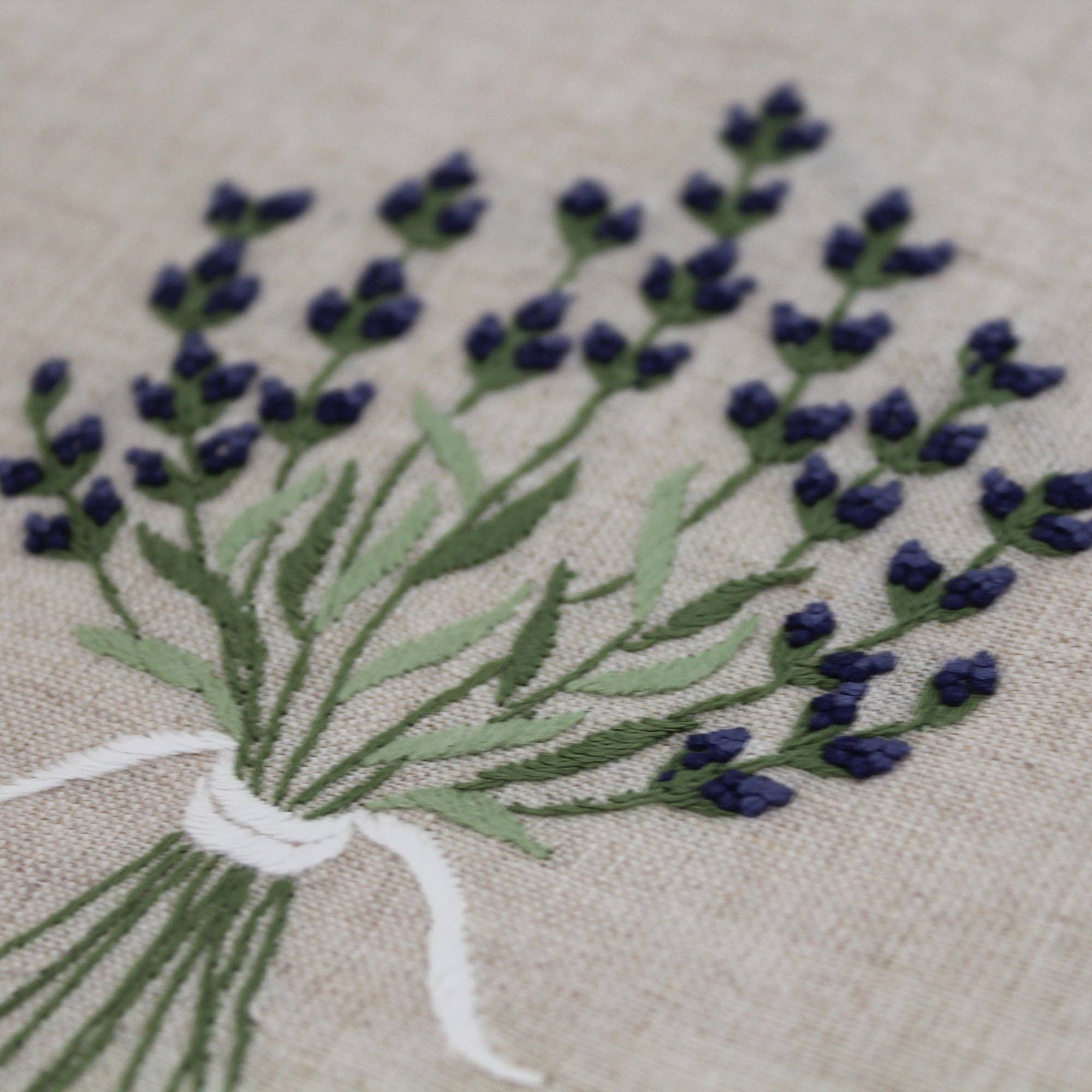 Gordonsbury - Wholesale Tea Towel - Pure Linen Guest Towel Lavender Natural2