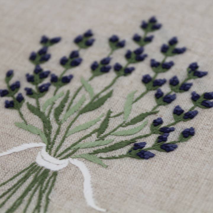 Gordonsbury - Wholesale Tea Towel - Pure Linen Guest Towel Lavender Natural2