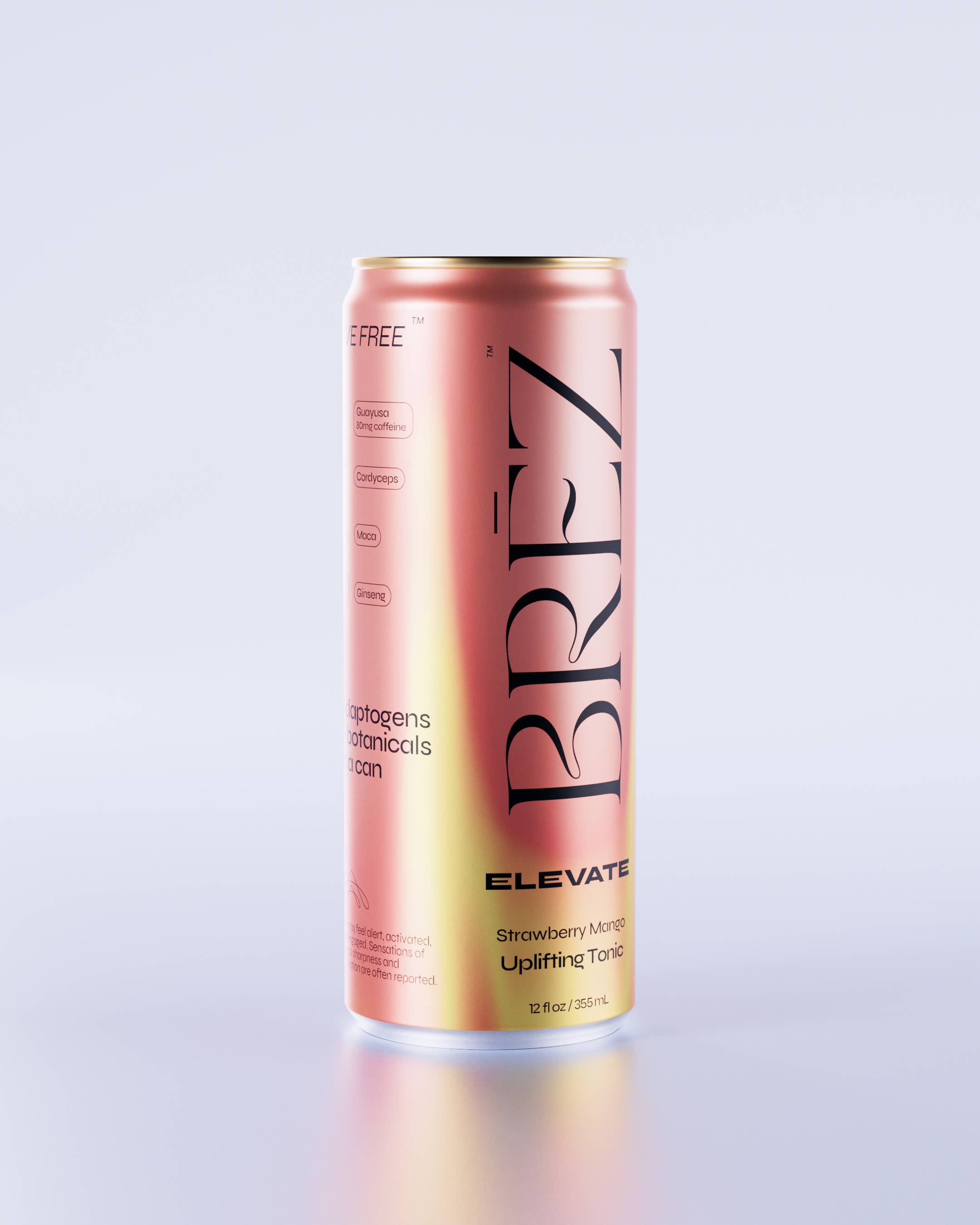 BRĒZ - Wholesale Non-Alcoholic Aperitif/Mocktail - Elevate - Adaptogen Infused Social Tonic - 24 cans (4-Packs)1