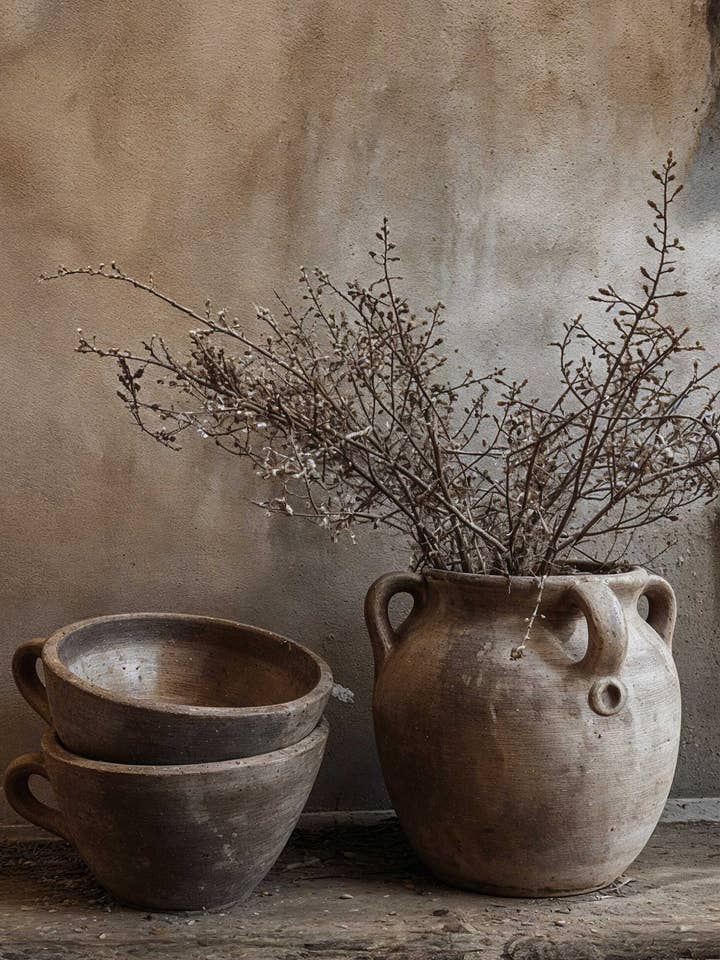 Houten deco bordje lichte kruik schalen B53 voor wholesale door Nino-Art