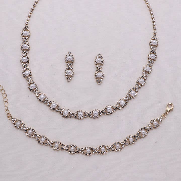 allureweddingjewelry - Wholesale Jewelry Set - Becca Pearl Jewelry Set