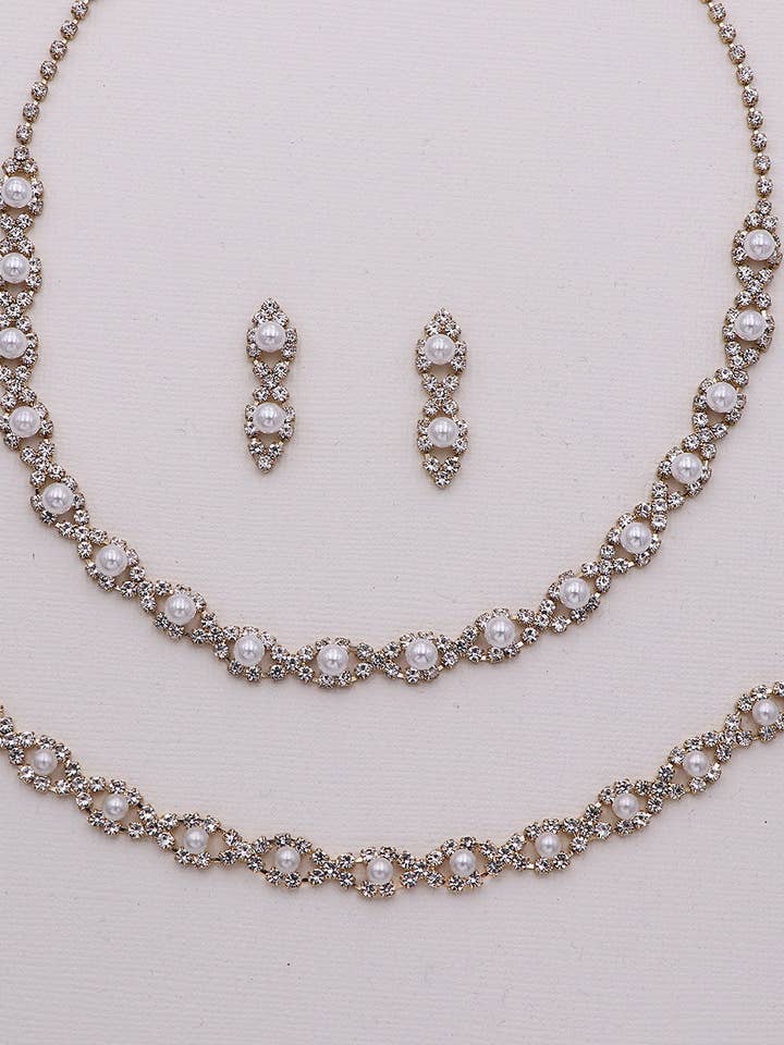 Becca Pearl Jewelry Set for wholesale by allureweddingjewelry
