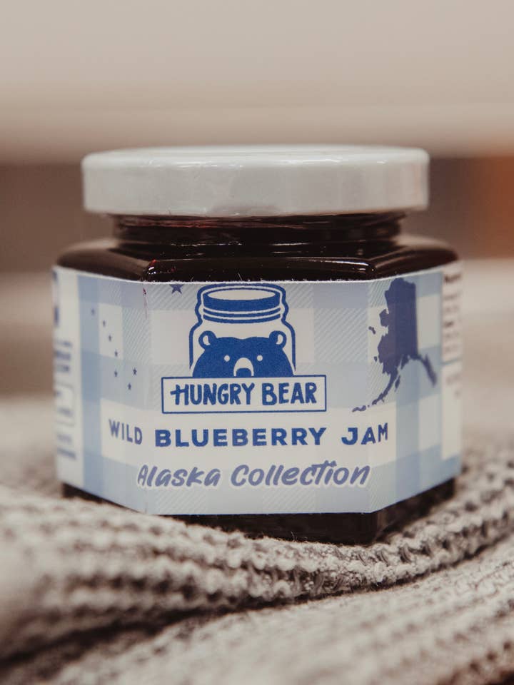 Wild Alaskan Blueberry Jam – Alaska Collection for wholesale by Hungry Bear Jellies